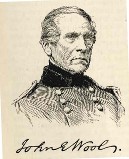 line drawing of General John E. Wool