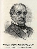 line drawing of Vice President Hannibal Hamlin