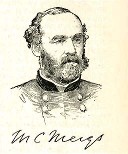 line drawing of General Montgomery Meigs